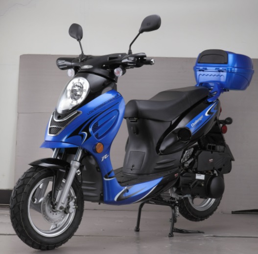 CHALLENGER 49CC SCOOTER BLUE