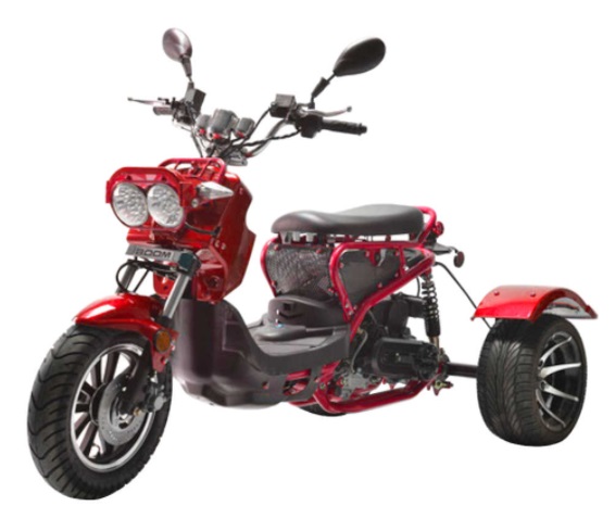 RYKER TRIKE 150CC SCOOTER RED