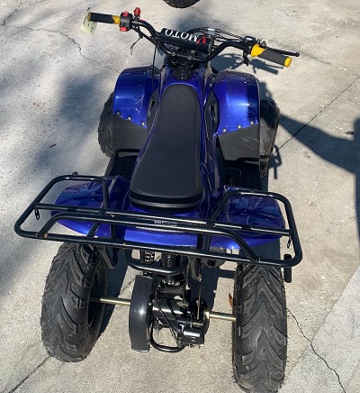 RAYTECH 110CC 6" TIRE ATV BLUE