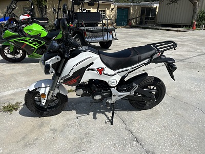 HELLCAT125 MOTORCYCLE WHITE USED