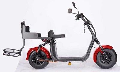 CITYCOCO ELEC SCOOTER W/ RACK RED