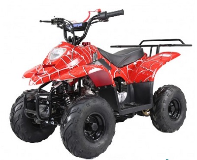HAWK REX 110CC ATV 6" TIRE RED SPIDER