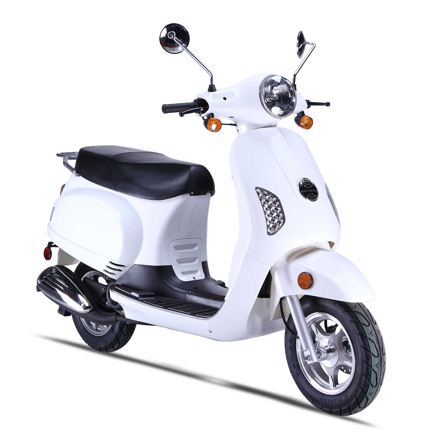 WOLF LUCKY 50CC SCOOTER WHITE